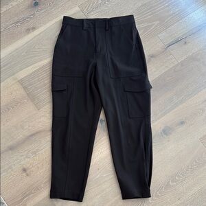 Woman’s Black Dressy Cargo Pants. Banana Republic